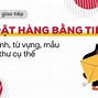 Đơn Đặt Hàng Tieng Anh La Gi