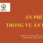 Phí Luật Sư Trong Vụ Án Hình Sự