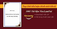 Tiểu Luận Về Chính Sách Tài Khóa